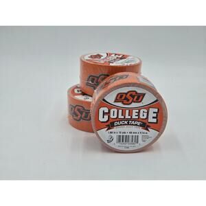 Duck Brand OSU Beavers College Duct Tape 3 Rolls Orange White New
